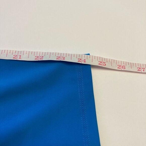 Zyia Royal‎ Blue Willow Light N Tight Hi-Rise Crop Legging Size 4 With Pockets - Picture 7 of 12